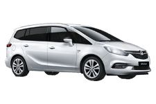 Car Hire Long Eaton - Vauxhall Zafira 7-Seater - Minibus hire Long eaton